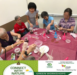 Green Workshops Connect with Nature #learnsg #llc terrarium